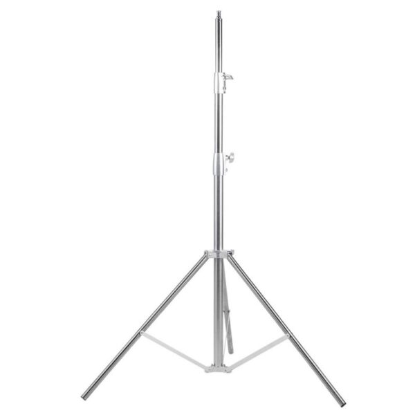 silver studio light stand - Silver Studio Light Stand Heavy Duty Adjustable Foldable