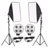 4-bulb softbox lighting kit - ES-470 4-Bulb Holder Light Kit with 50x70