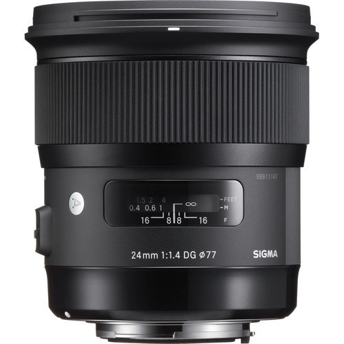 Sigma 24mm f/1.4 Canon EF lens - Sigma 24mm f/1.4 DG HSM Art Lens for Canon EF