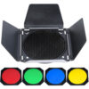 Godox barndoor kit - Godox Barndoor Kit with Color Jell