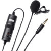 BOYA BY-M1 omnidirectional lavalier microphone - BOYA BY-M1 Omnidirectional Lavalier Microphone Black