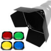 Godox barndoor kit - Godox Barndoor Kit with Color Jell