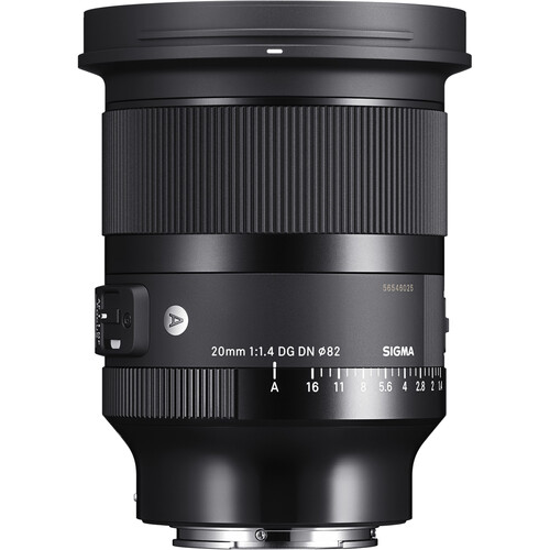 Sigma 20mm f/1.4 lens for Sony E - Sigma 20mm f/1.4 DG DN Art Lens for Sony E