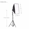 4-bulb softbox lighting kit - ES-470 4-Bulb Holder Light Kit with 50x70