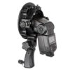 Triopo TR-05 Bowens mount flash bracket - Triopo TR-05 S-Type Bowens Mount Bracket Multi Shoe
