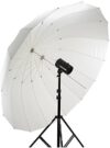 7 foot parabolic umbrella - 7' Parabolic Umbrella White Translucent