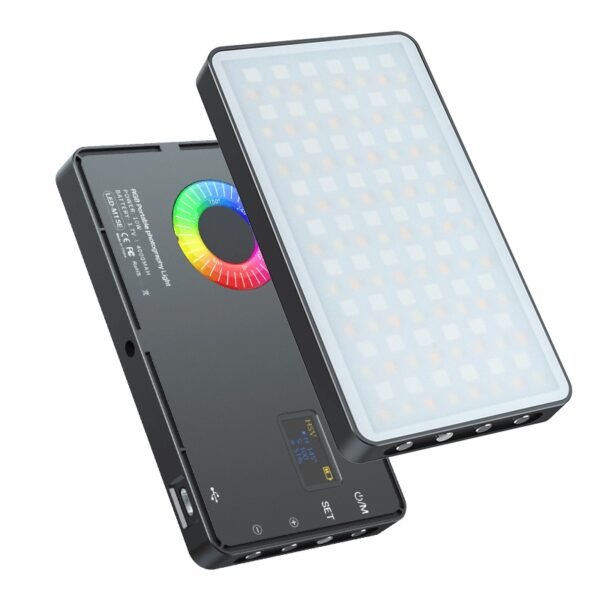 Mamen RGB photography light - Mamen LED-M1SE Professional RGB & Bi-Color LED Video Light