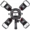 Triopo TR-05 Bowens mount flash bracket - Triopo TR-05 S-Type Bowens Mount Bracket Multi Shoe