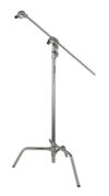 Turtle Base C-Stand Kit 10.75 feet chrome studio light stand