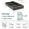 Kastar LTD2 USB battery charger - Kastar LTD2 USB Battery Charger Compatible with Canon LP-E6 Series