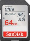 SanDisk 64GB UHS-I SD Card - SanDisk 64GB 140MB/s Ultra UHS-I SD Card