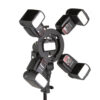 Triopo TR-05 Bowens mount flash bracket - Triopo TR-05 S-Type Bowens Mount Bracket Multi Shoe