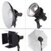 Triopo TR-05 Bowens mount flash bracket - Triopo TR-05 S-Type Bowens Mount Bracket Multi Shoe