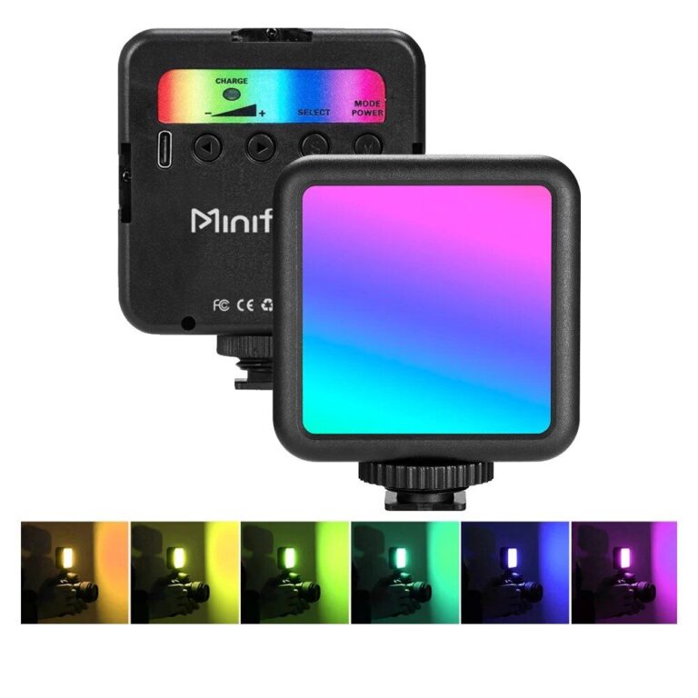 Minifocus RGB Video Light Mini LED Camera Light