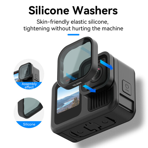 TELESIN CPL & ND Filter Set for GoPro HERO13