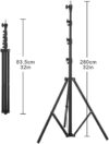 APKINA 2.8M studio light stand - APKINA 2.8M Studio Light Stand