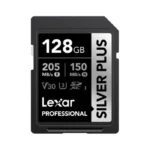 Lexar Professional SD Card 64GB, 128GB, 256GB – Silver Plus