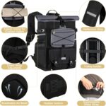camera backpack with laptop sleeve - ELviros Camera Backpack with Built-in Pouch