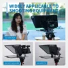 portable teleprompter kit - FeelWorld TP16 Portable Teleprompter Kit with Remote & Tablet Compatibility