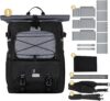 camera backpack with laptop sleeve - ELviros Camera Backpack with Built-in Pouch