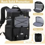 camera backpack with laptop sleeve - ELviros Camera Backpack with Built-in Pouch