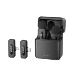 wireless microphone for iOS and TYPE-C - BOYA BY-V3 Dual-Channel Wireless Microphone for iOS & TYPE-C