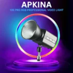 Apkina 100 Pro RGB Video Light - Apkina 100 Pro RGB Video Light – Creative Lighting – Video Production in Pakistan