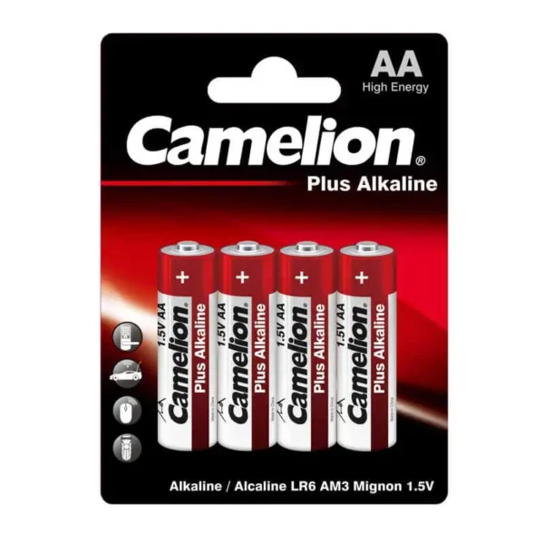Camelion Plus Alkaline AA Batteries AA4 Pack