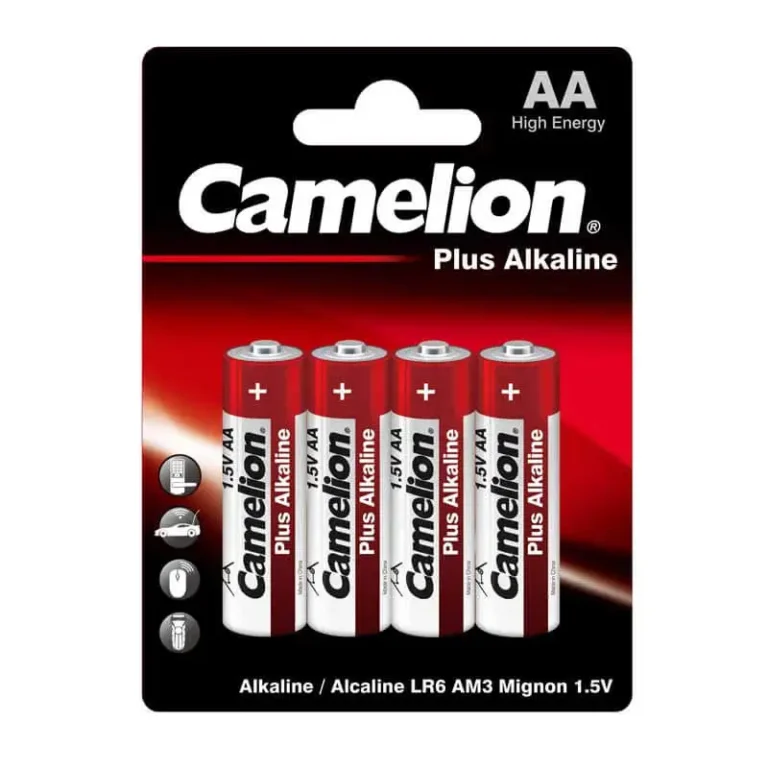 Camelion Plus Alkaline AA Batteries AA4 Pack