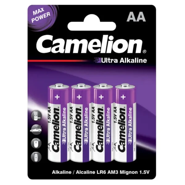 Camelion Ultra Alkaline AA Batteries AA4 Pack
