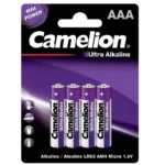 Camelion Ultra Alkaline AAA Batteries AAA4 Pack