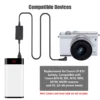 LP-E12 USB Dummy Battery Canon Pakistan - LP-E12 USB Dummy Battery DR-E12 Power Adapter – Continuous Power via Power Bank in Pakistan