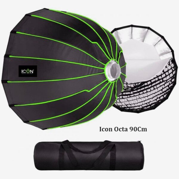 ICON Bowens Mount Foldable Octa Softbox 90cm