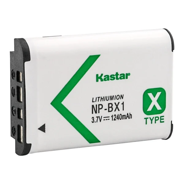 Kastar NP-BX1 Rechargeable Battery for Sony RX100 VII, ZV-1 & FDR-X3000 Cameras