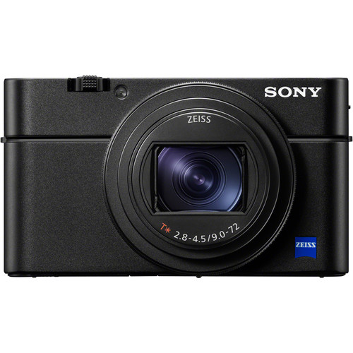 Sony RX100 VII (DSC-RX100M7) Digital Camera Front View with 24-200mm ZEISS Lens