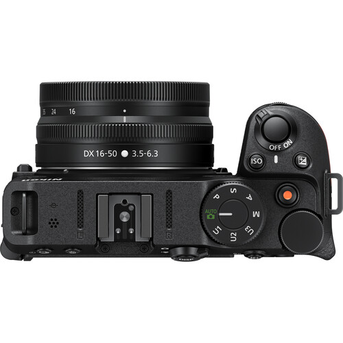 Nikon Z30 mirrorless camera rear or detail view