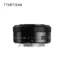 TTArtisan AF 27mm F2.8 APS-C pancake lens front view