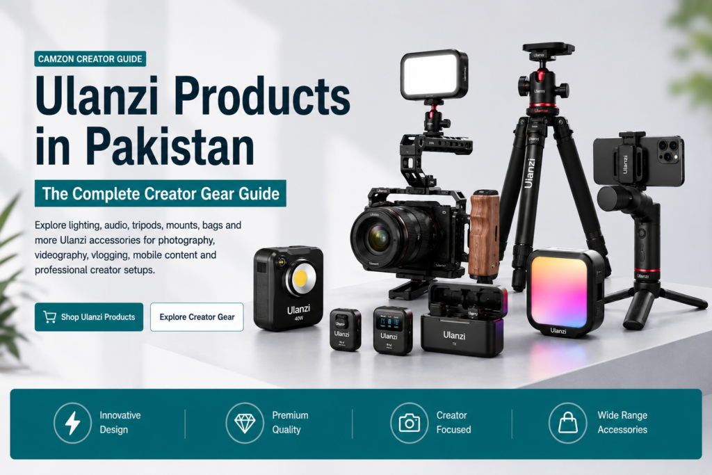Ulanzi products in Pakistan – complete creator gear guide