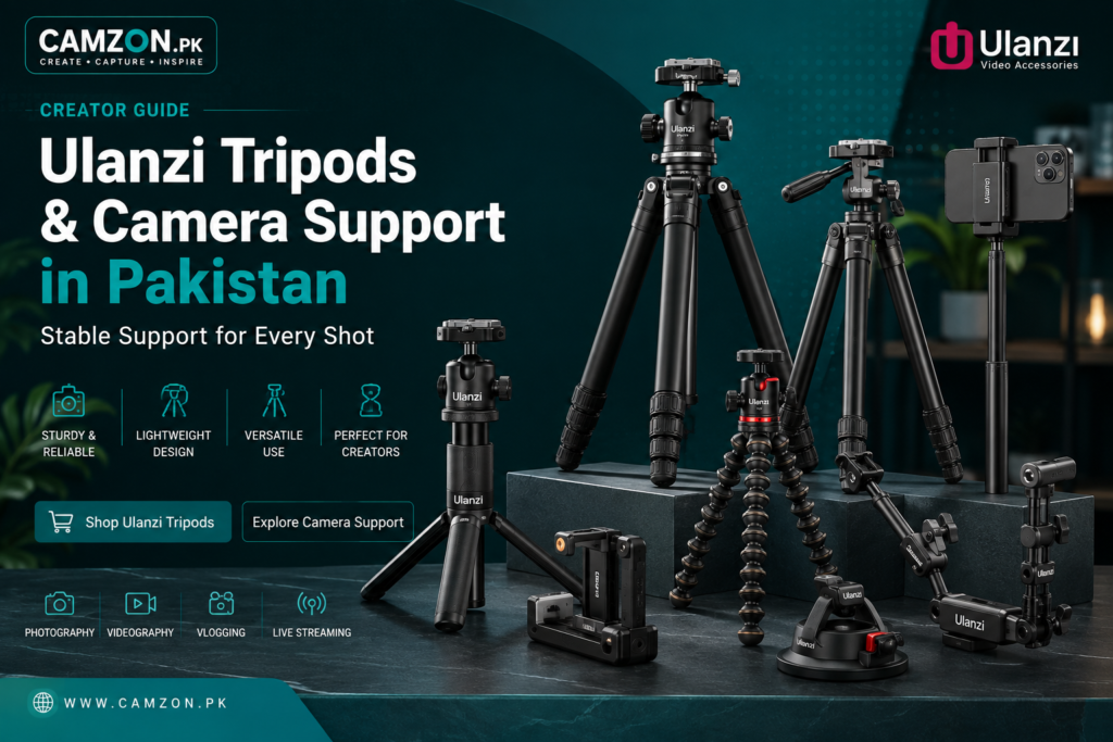 Ulanzi tripods and camera support in Pakistan