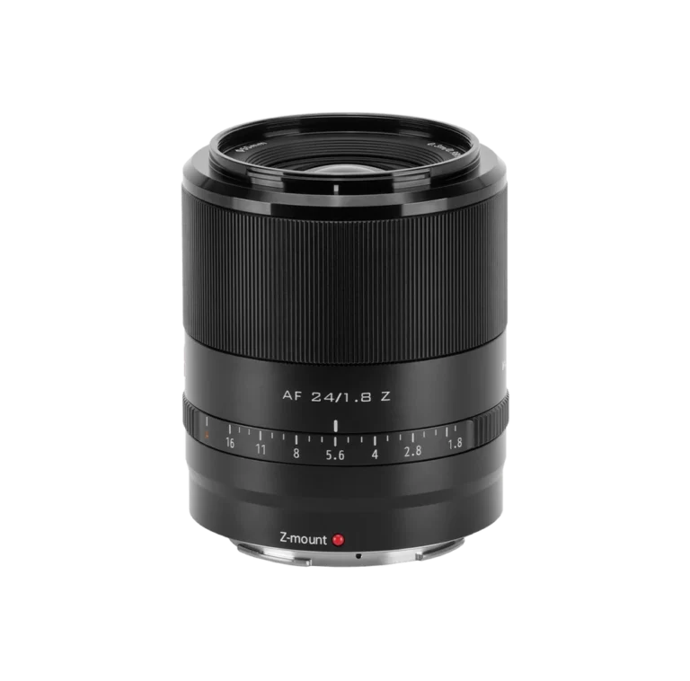 Viltrox AF 24mm F1.8 Nikon Z side view