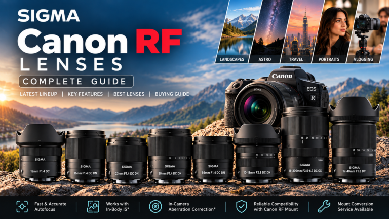 Sigma Canon RF lenses in Pakistan complete APS-C lens guide