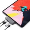 GIISSMO 6-in-1 USB-C Hub Adapter – Thunderbolt 3, USB 3.0, SD/TF Card Reader & Aluminium Design