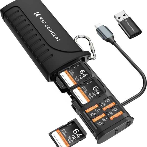 K&F 2-in-1 UHS-II SD & Micro SD Card Reader USB-C