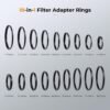 K&F Lens Filter Adapter Ring Set – 18-Piece Step-Up & Step-Down Kit