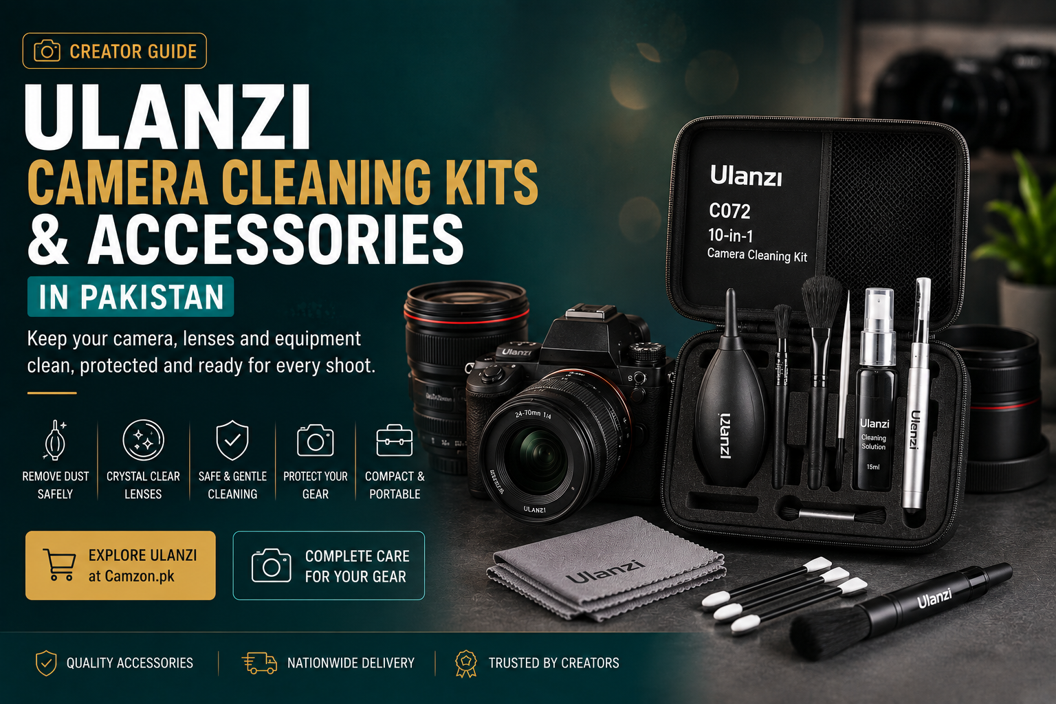 Ulanzi Camera Cleaning Kits & Accessories in Pakistan
