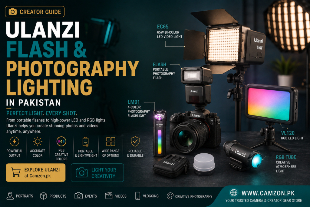 Ulanzi Flash & Photography Lighting in Pakistan